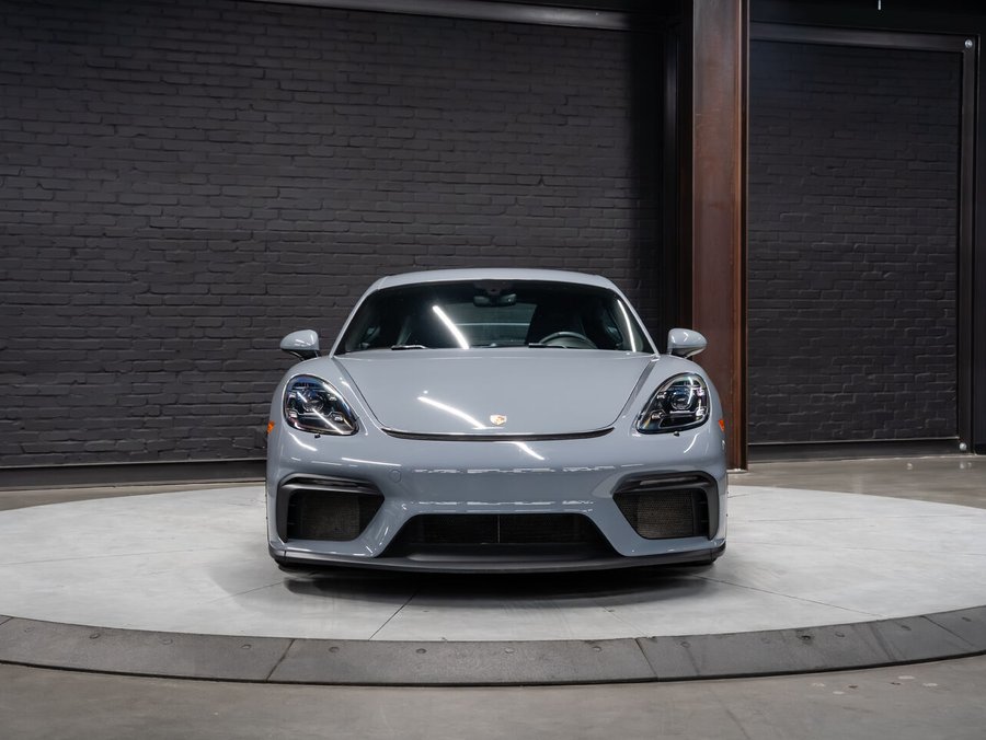 2023 Porsche 718 Cayman GT4 | Sport Chrono | Auto Rev Match | 6 Speed Manual Grey