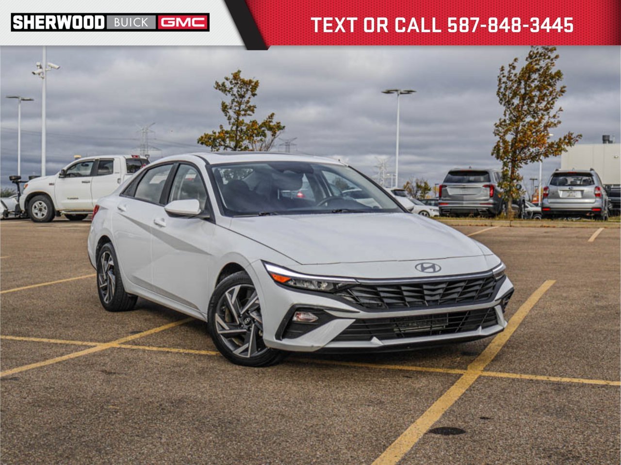 2025 Hyundai Elantra Preferred IVT w/Tech Pkg White Sherwood Park - photo #0
