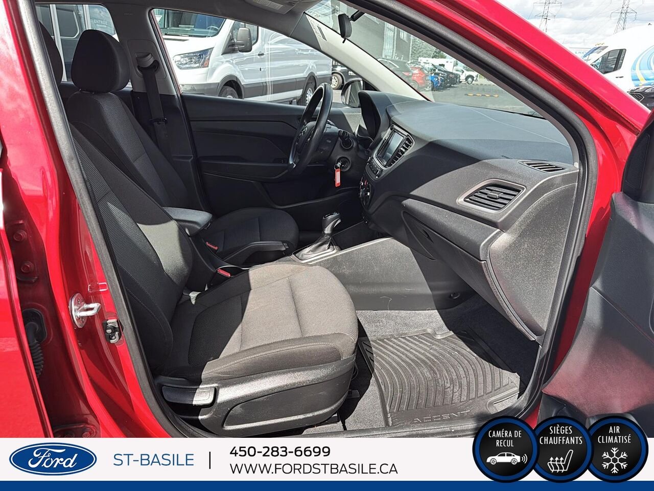 2019 HYUNDAI ACCENT Red Saint-Basile-le-Grand - photo #12