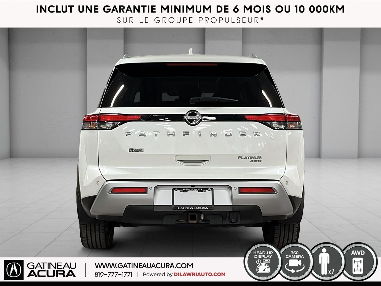 Nissan Pathfinder Platinum 4WD 2023 Blanc Ottawa & Gatineau - photo #17