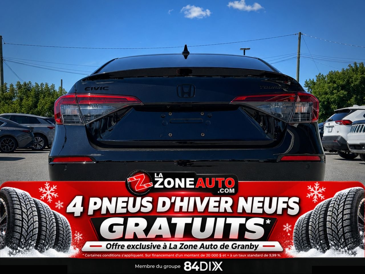 Honda Civic Berline 2022 Noir Granby - photo #5