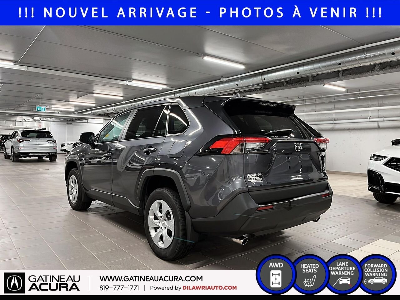 Toyota RAV4 LE AWD 2023 Gris Gatineau - photo #7