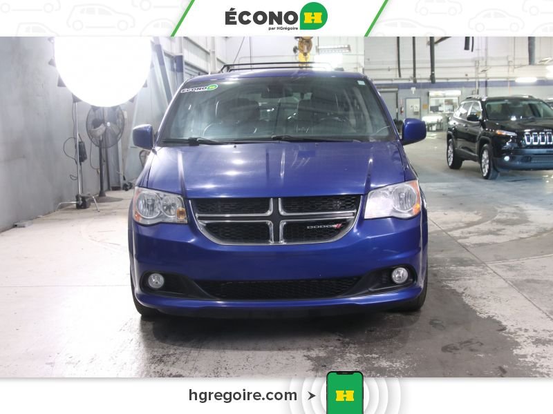 Dodge GR Caravan 821959 | SXT PREMIUM PLUS A/C CUIR ELECT MAGS 2018 Bleu Laval - photo #1