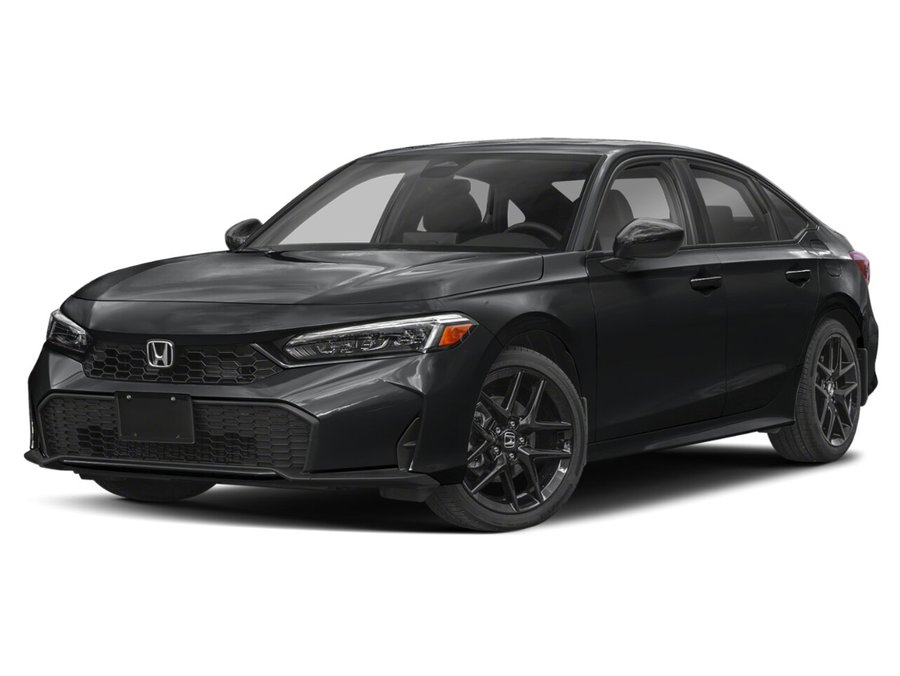 Honda Civic hybride berline 2026 Noir cristal nacré