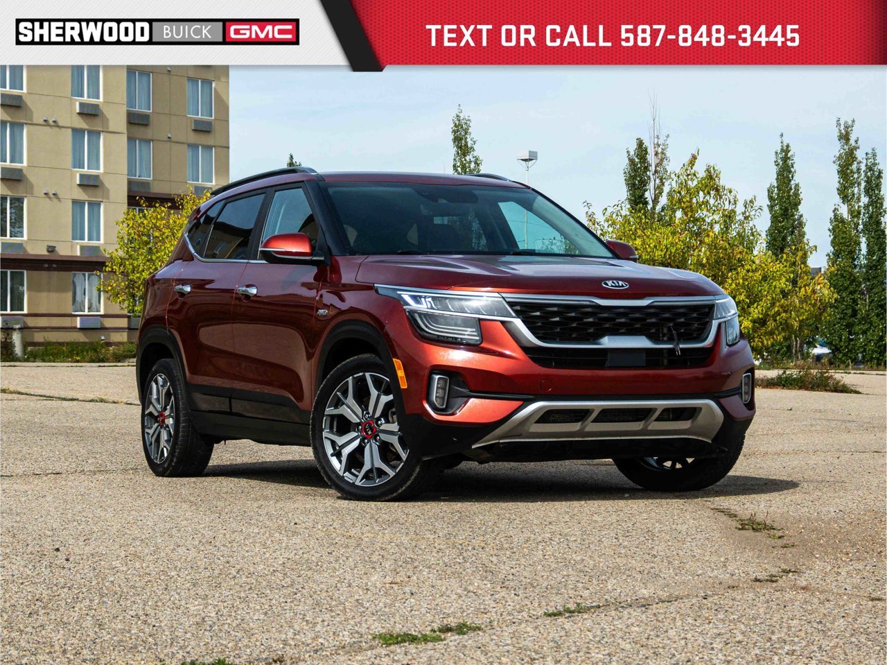 2021 Kia Seltos SX Turbo AWD Orange Sherwood Park - photo #0