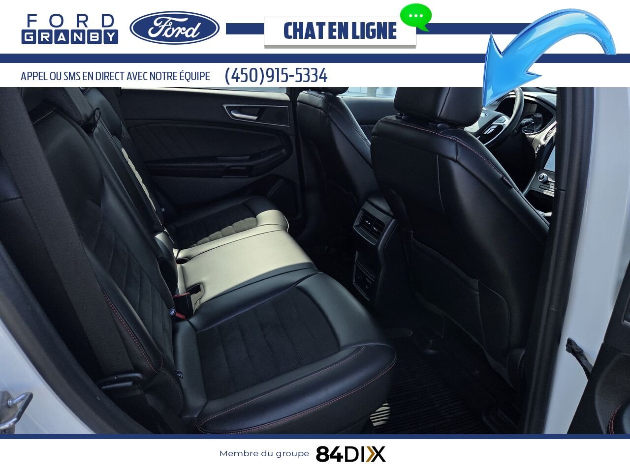 Ford Edge 2024 Blanc Granby - photo #22