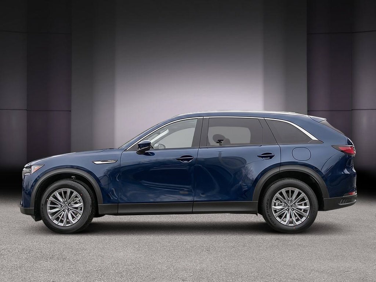 Mazda CX-90 hybride rechargeable JM3KKCHA4T1411893 2026 Bleu cristal foncé mica Mirabel - photo #2