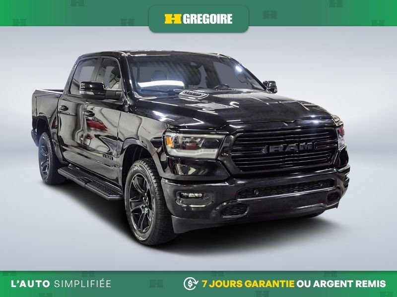 2023 Dodge Ram Sport * Crew Cab * 4x4 * Mags * Carplay * Caméra Black