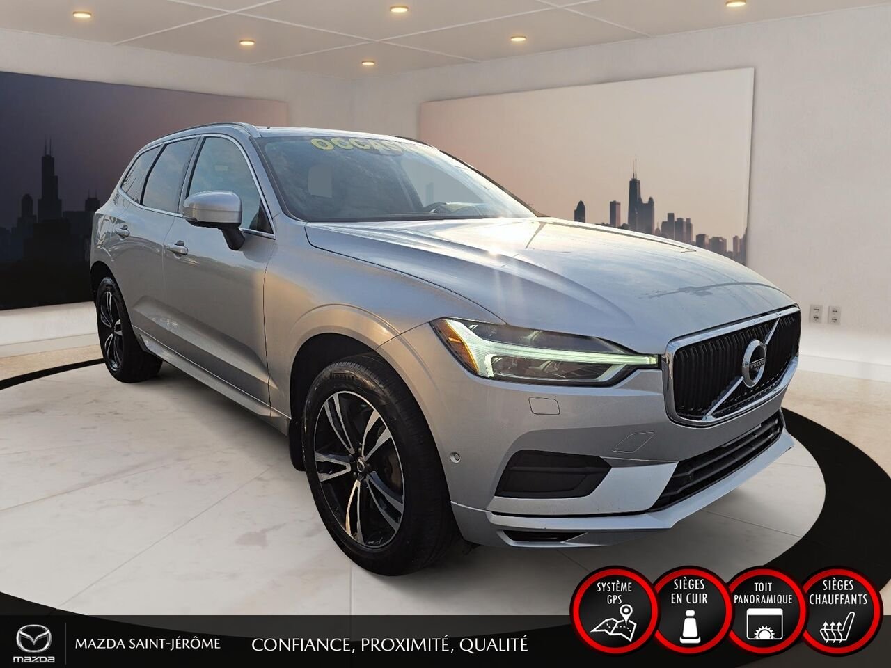 Volvo XC60 2019 Gris Ste-Agathe des Monts - photo #3