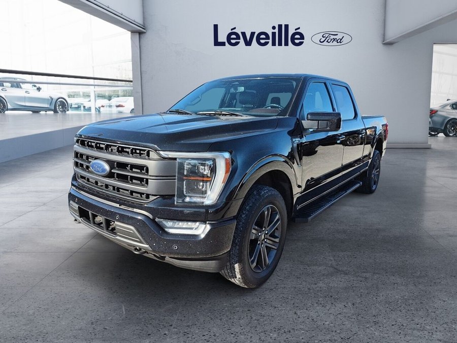 2023 Ford F-150 LARIAT 3.5L ** 502A ** SPORT ** TOIT PANO ** 20P ** HAYON ELECTRIQUE ** 6,5 pi Black