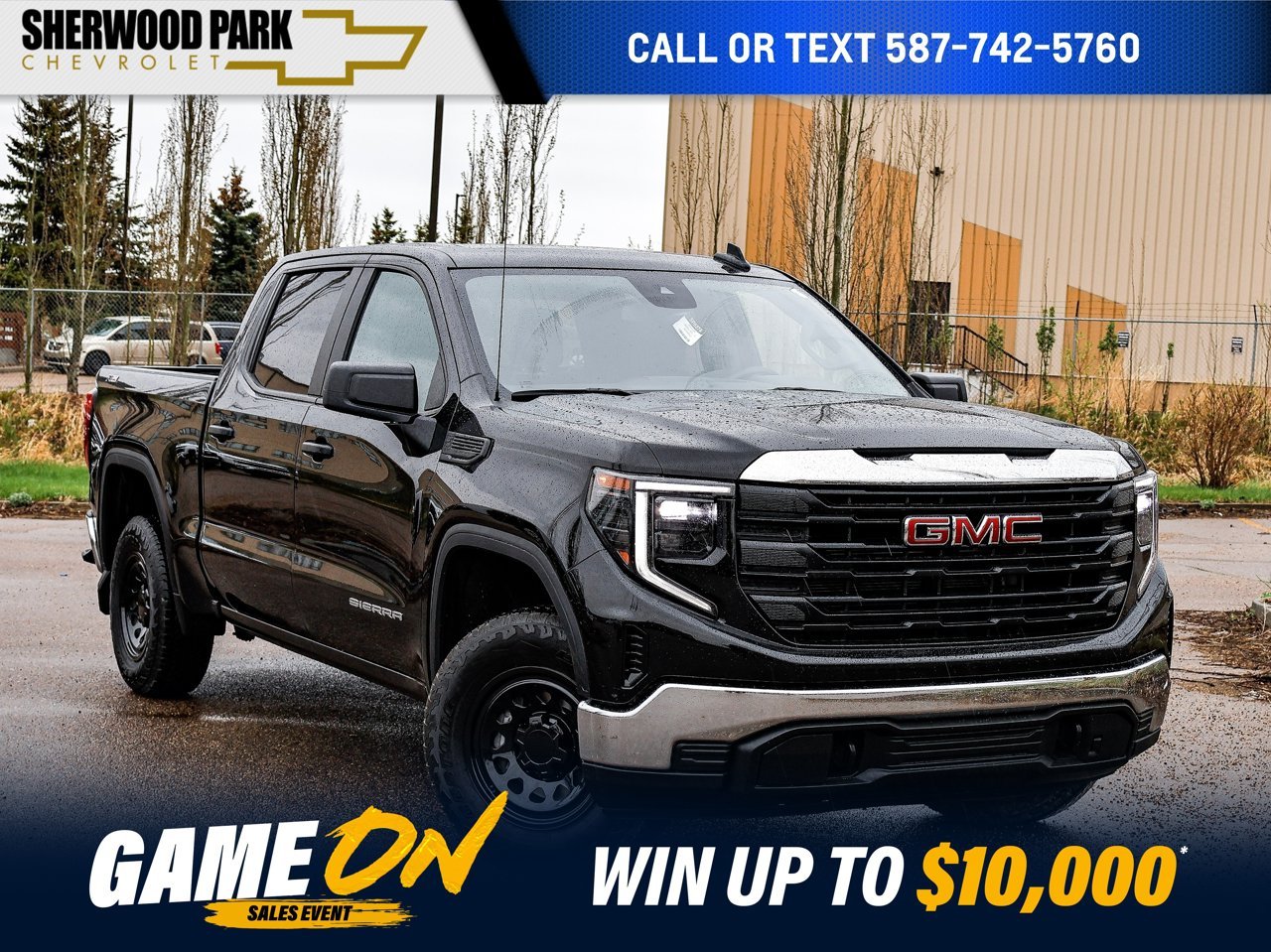 2024 GMC Sierra 1500 4WD Crew Cab 147 Pro Black Sherwood Park - photo #0