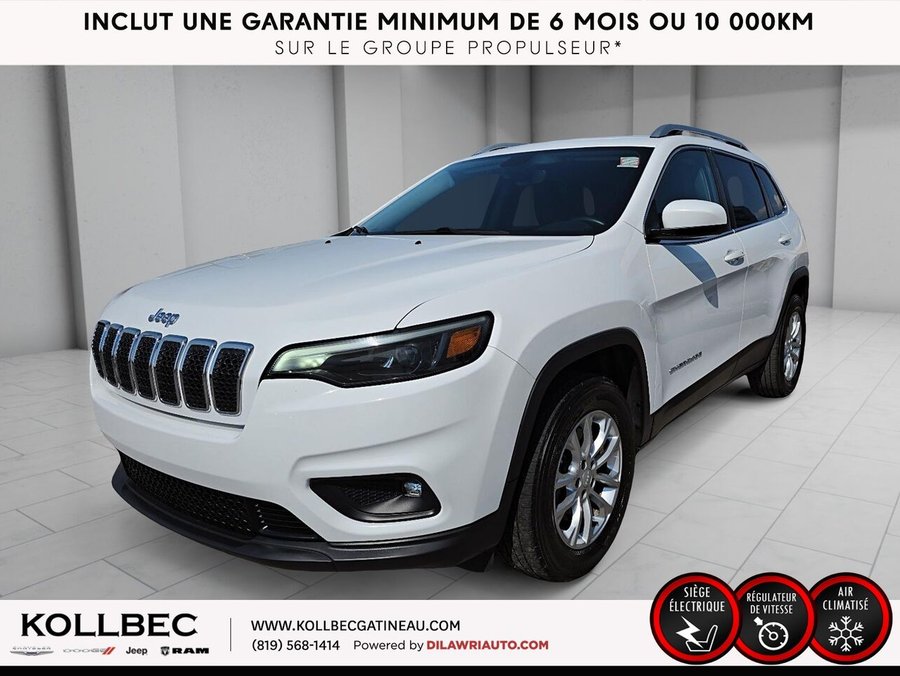 2019 JEEP CHEROKEE *** UN PROPRIO + CLEAN CARFAX + BAS KILOMÉTRAGE*** White