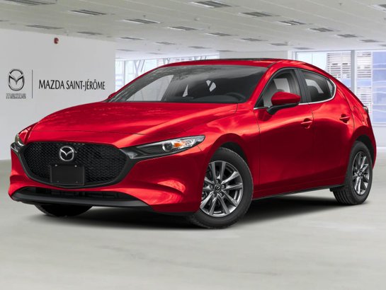 2026 MAZDA MAZDA3 SPORT GS GS TI i-ACTIV BA | TOIT OUVRANT | CARPLAY SANS FIL | VOLANT CHAUFFANT | DÉMARRAGE À DISTANCE Red