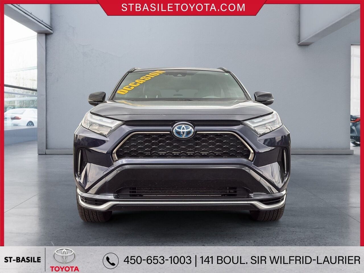 TOYOTA RAV4 PRIME 2024 Bleu héliographique avec toit noir Saint-Basile-le-Grand - photo #1