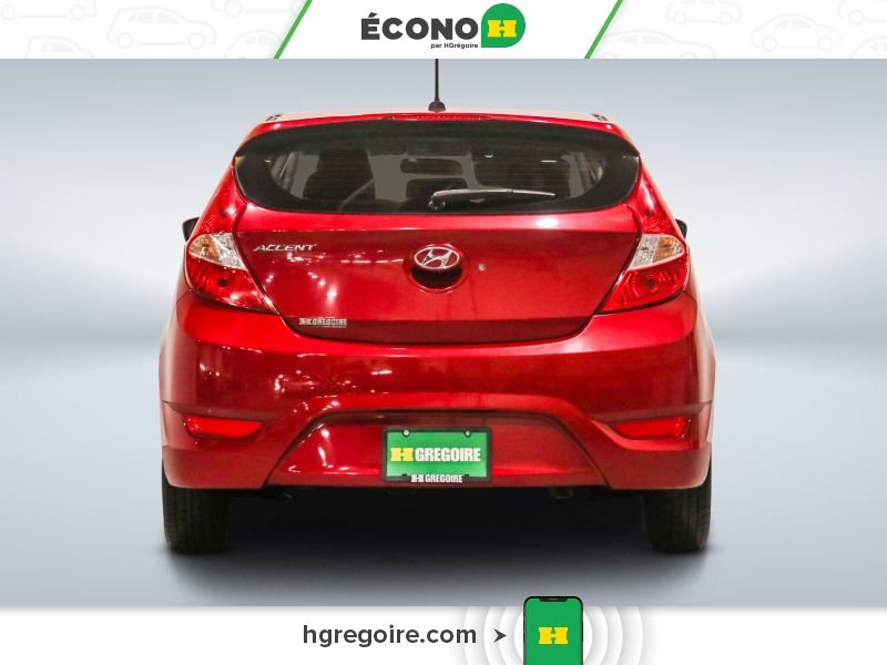 Hyundai Accent 822116 | GL AUTO GR ÉLEC A/C BLUETOOTH 2016 Rouge Laval - photo #6