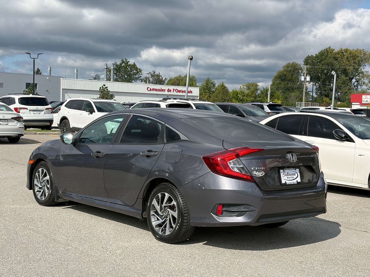 Honda Civic EX 2016 Gris Gatineau - photo #3