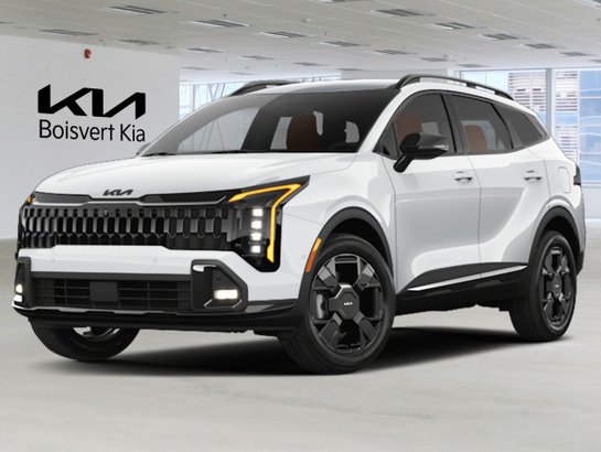 2026 Kia Sportage X-Line Limited TI avec intérieur brun Snow White Pearl