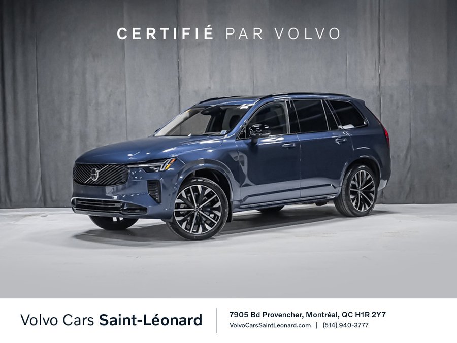 2026 Volvo XC90 B6 ULTRA DARK AVANCÉ CLIMAT 7 PLACES CAMÉRA 360° Blue