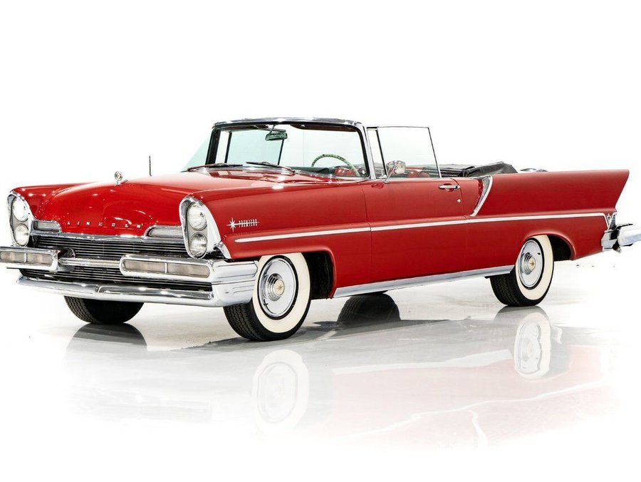 Lincoln Premiere 1957 1957 Rouge