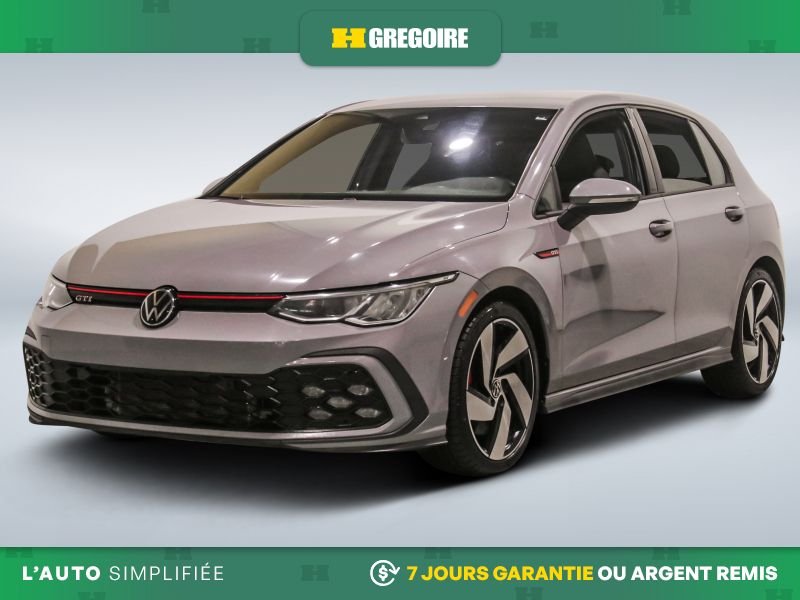 Volkswagen Golf GTI AUTO A/C GR ELECT MAGS CAM RECUL BLEUTOOTH 2024 Gris