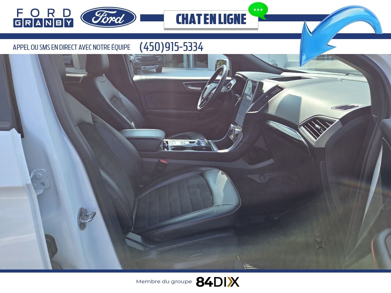 Ford Edge 2024 Blanc Granby - photo #21