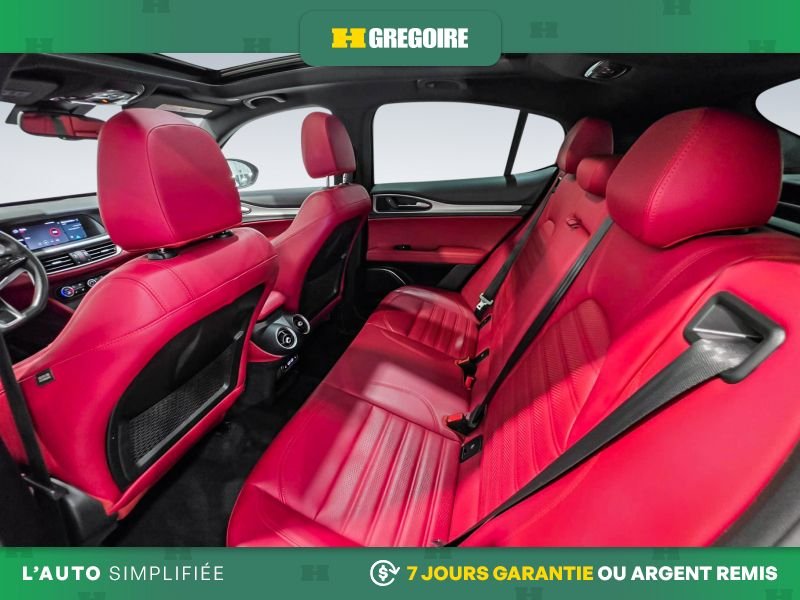 Alfa Romeo Stelvio 823103 | Ti Sport AWD AUTO A/C MAGS CUIR TOIT NAV CAM RECUL 2021 Argent Laval - photo #30