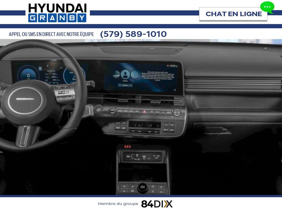 2026 HYUNDAI Kona Electric Preferred TA avec ensemble Ultimate deux tons Cyber Grey w/Abyss Black Roof