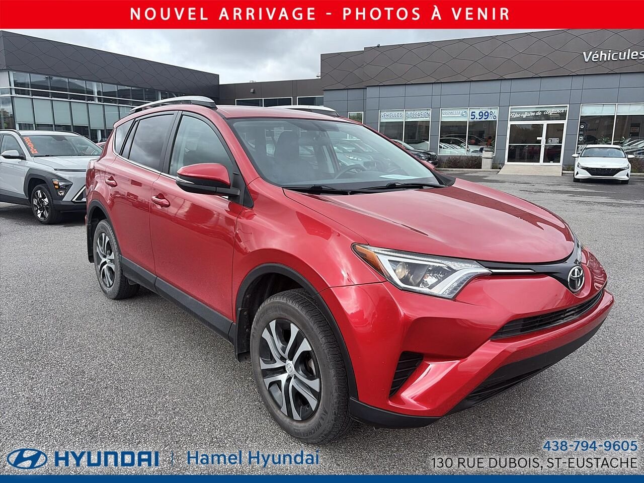 Toyota RAV4 2016 Rouge Saint-Eustache - photo #1