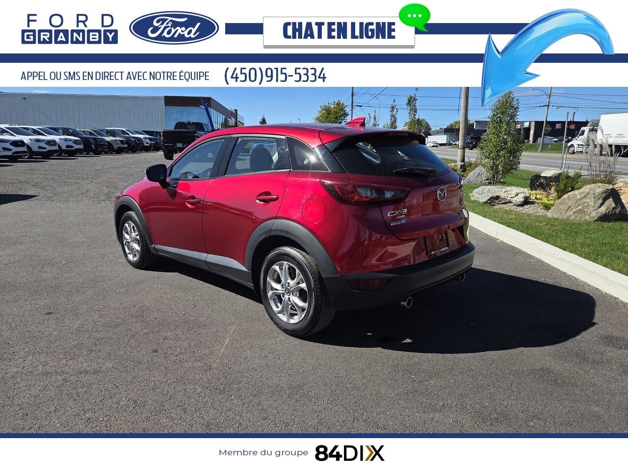Mazda CX-3 2020 Rouge Granby - photo #4