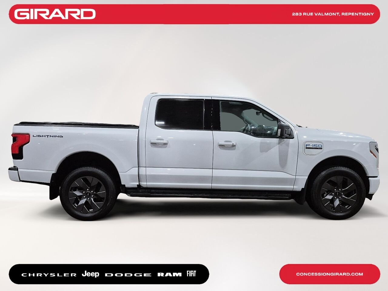 Ford F-150 LIGHTNING 2023 Blanc Repentigny - photo #4