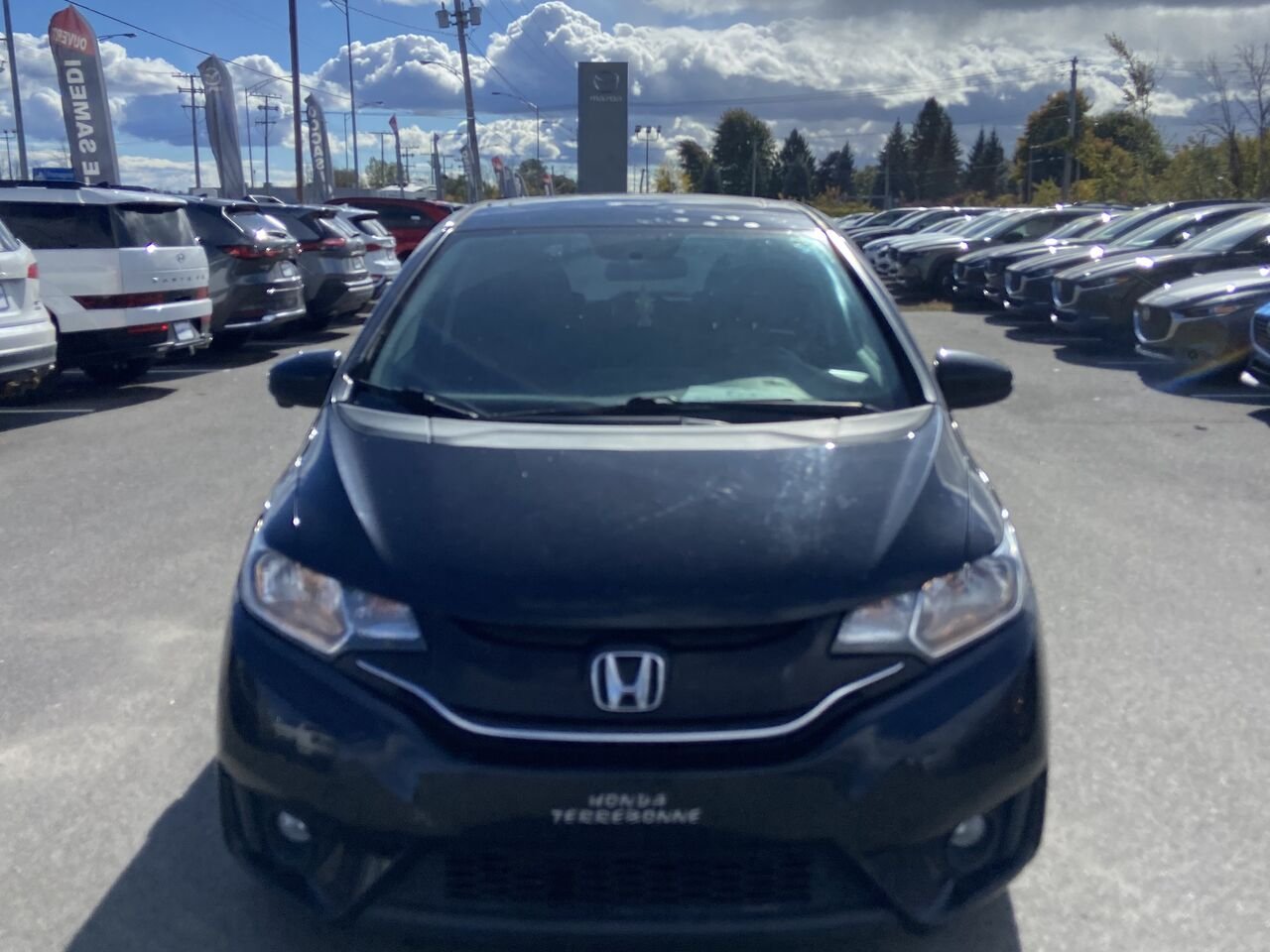 Honda Fit 2015 Noir Ste-Agathe des Monts - photo #1