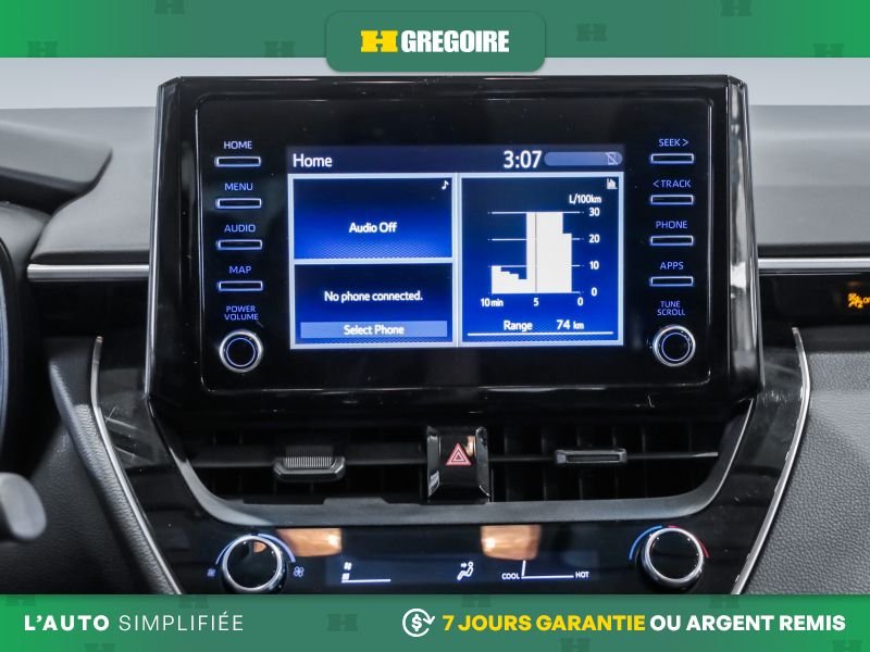 Toyota Corolla 820691 | L AUTO AC GR ELEC CAM RECULE BLUETOOTH 2021 Noir Laval - photo #19