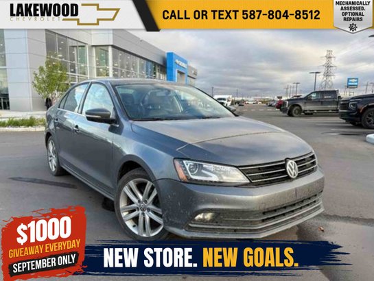 2015 Volkswagen Jetta Sedan TDI Comfortline 2.0T 6-Speed Manual | Leather Heated Seats Grey