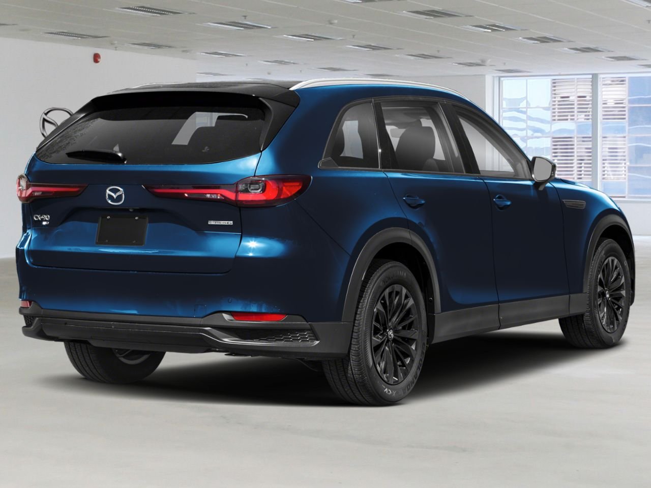 MAZDA CX-90 hybride léger GS-L TI 2026 Bleu cristal foncé mica Gatineau - photo #0