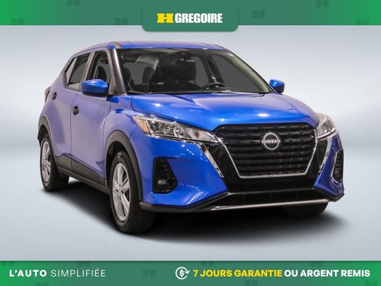2023 Nissan Kicks S AUTO A/C GR ELECT CAM RECUL BLEUTOOTH Blue