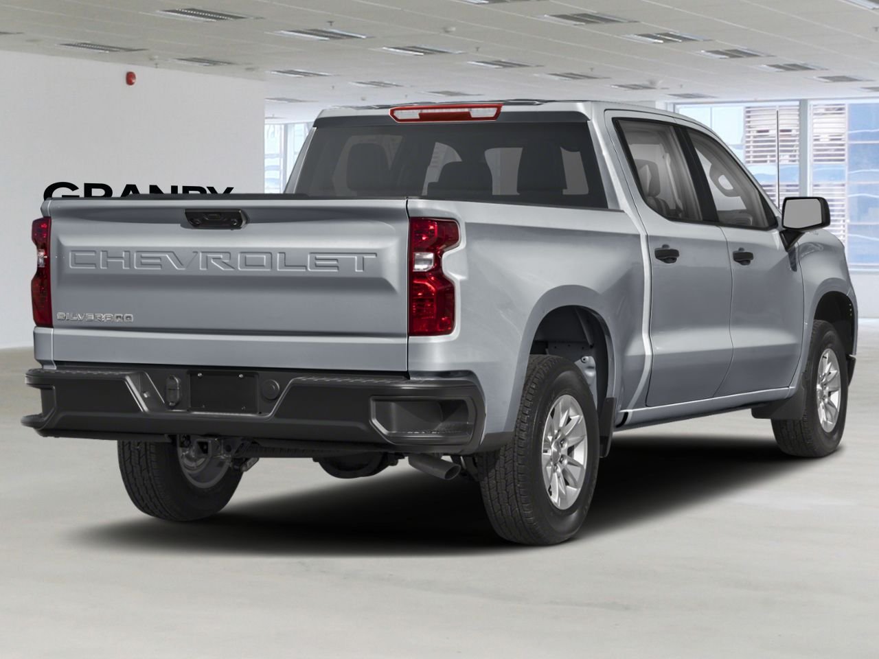 CHEVROLET Silverado 1500 K1500 SILVERADO CREW CAB CUSTOM STD/BOX (1CX) | 26-0980 2026 Gris sterling métallisé Granby - photo #2
