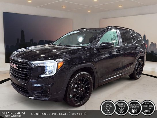 GMC Terrain AWD | BANCS CHAUFFANTS | CARPLAY SANS FIL | DÉMARREUR À DISTANCE 2023 Noir