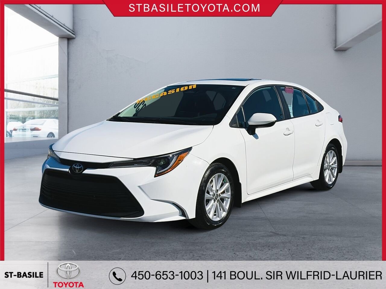 TOYOTA COROLLA 2023 Blanc Saint-Basile-le-Grand - photo #0