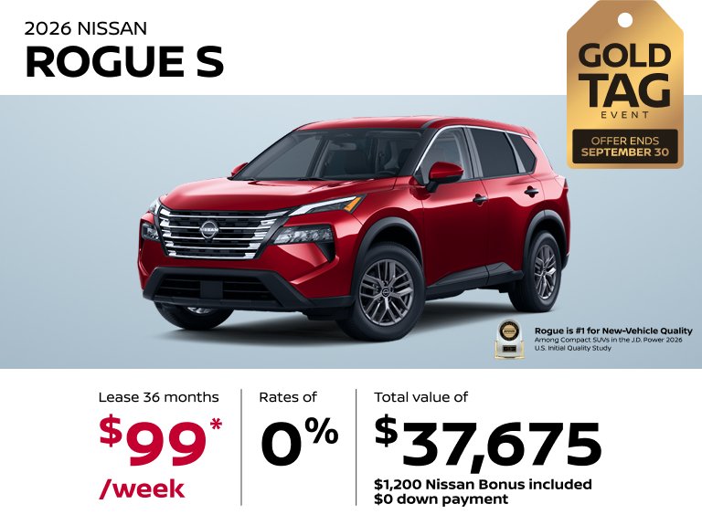 Promo Nissan Rogue S
