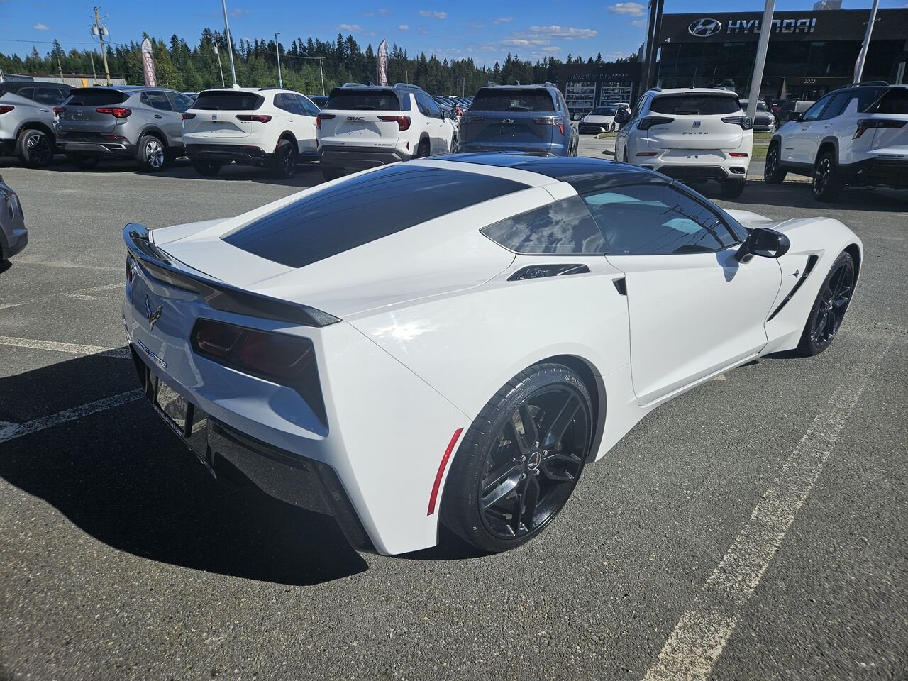 2015 Chevrolet Corvette Stingray Z51 coupé 2 portes avec 2LT White Thetford Mines - photo #2