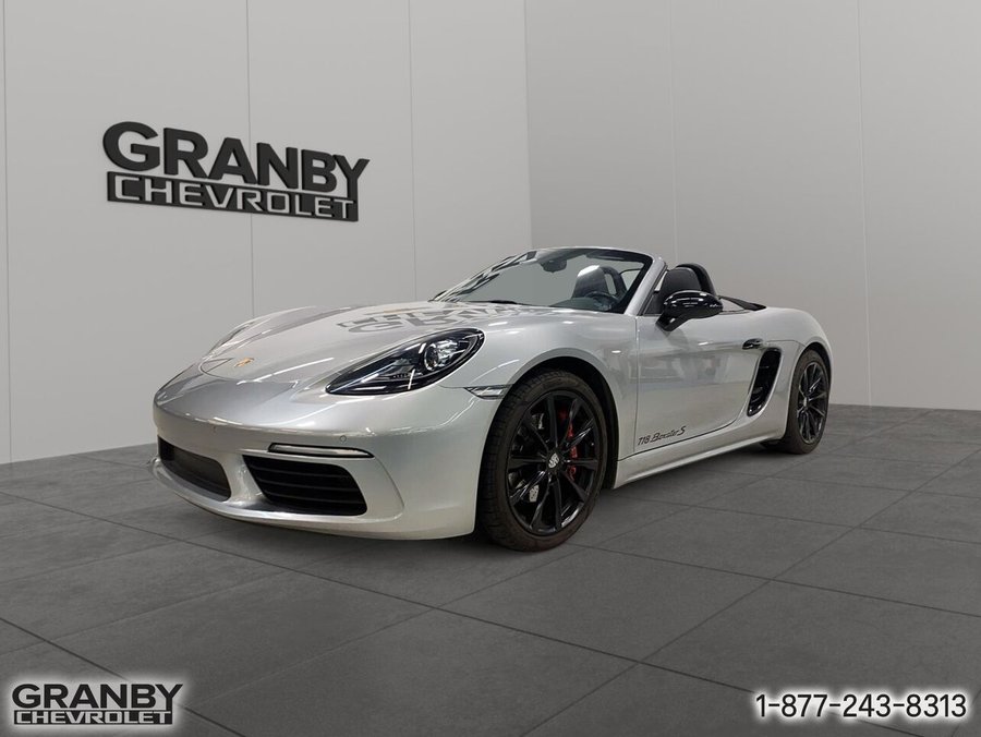 Porsche 718 Boxster S roadster 2018 Gris