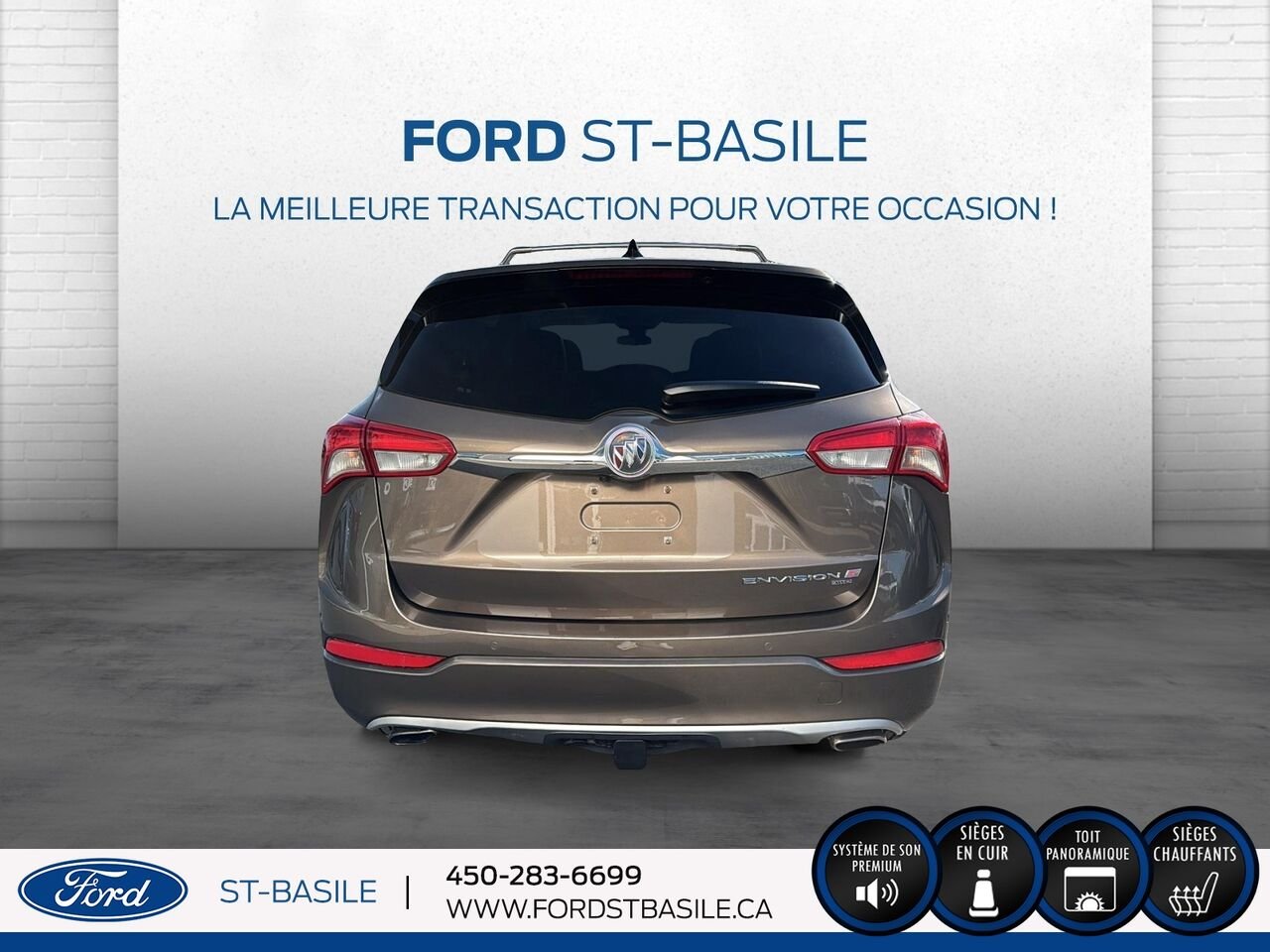 2019 BUICK ENVISION Brown Saint-Basile-le-Grand - photo #6