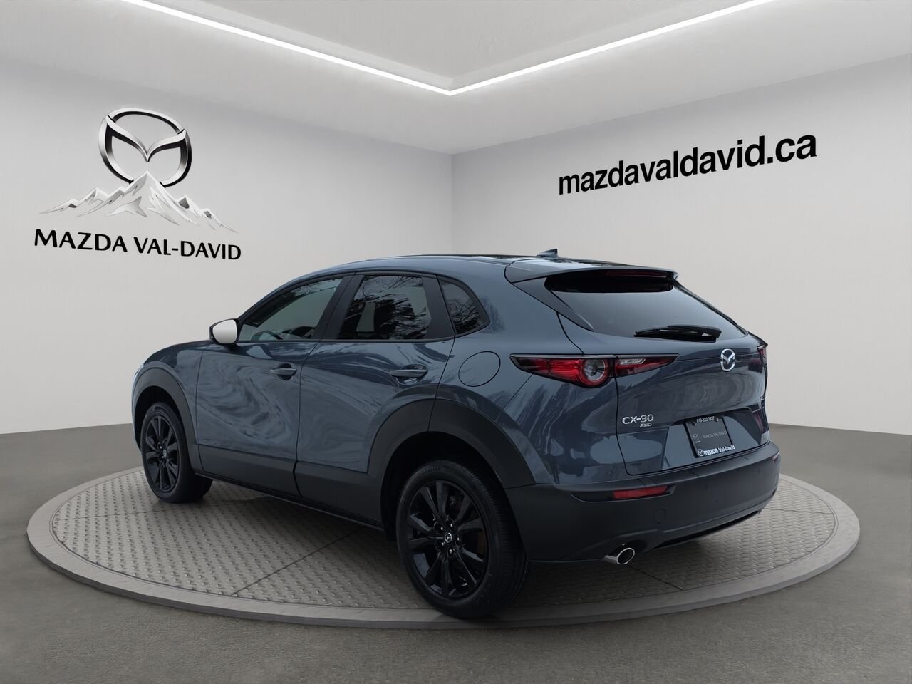 2026 Mazda CX-30 GT, awd, toit ouvrant, Écran 360 degré, Navigation, chargeur sans fil pour cellulaire Aero Grey Metallic Val-David - photo #14