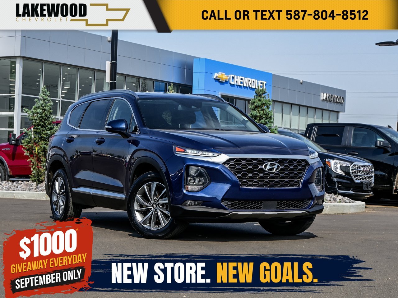 2019 Hyundai Santa Fe 2.4L Preferred AWD Blue Sherwood Park - photo #0