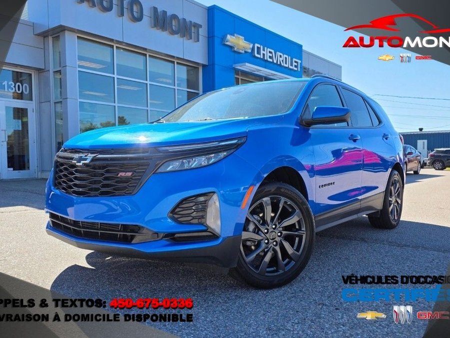Chevrolet Equinox RS AWD 2024 Bleu