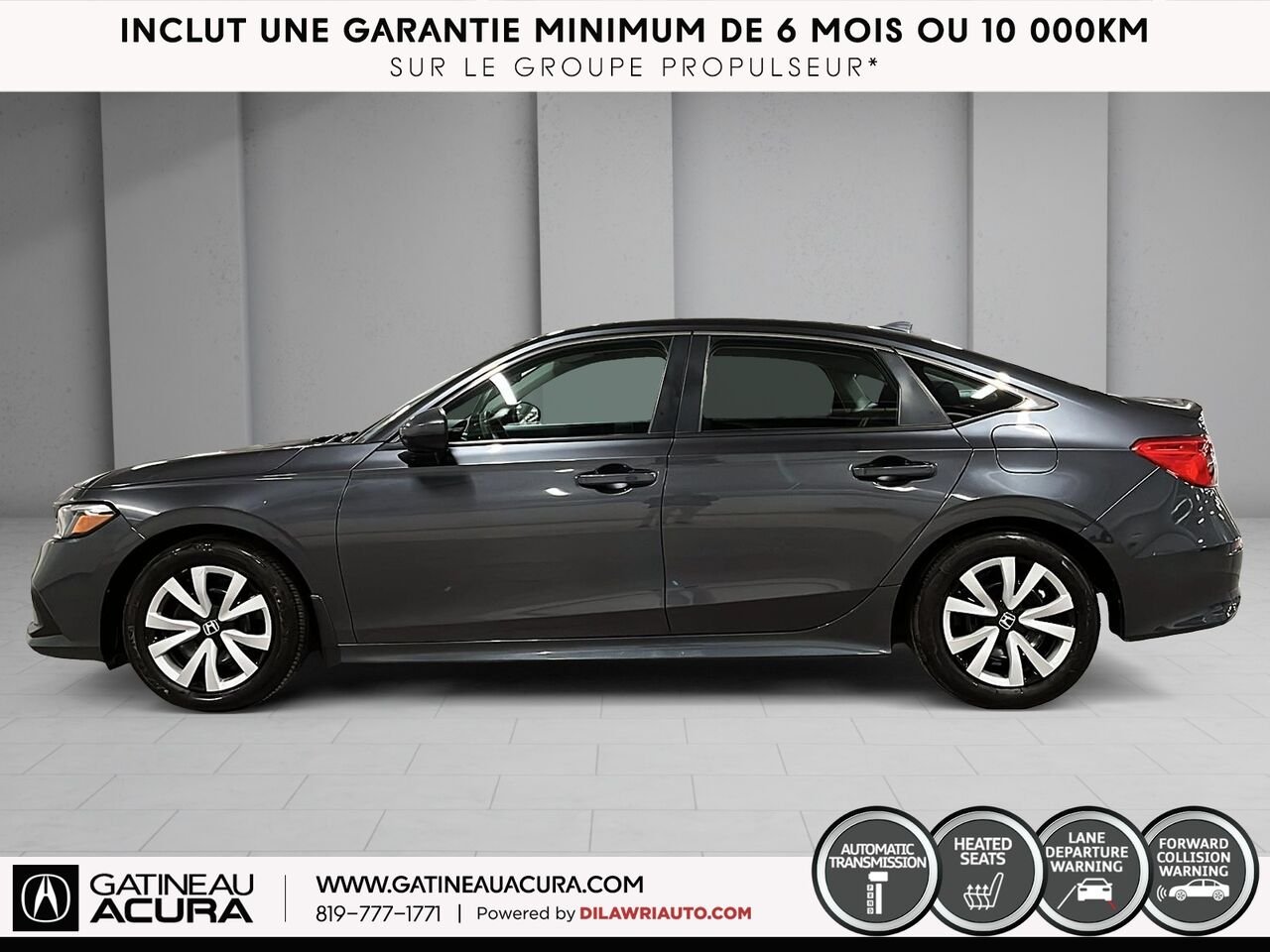 2024 Honda Civic LX Grey Ottawa & Gatineau - photo #17