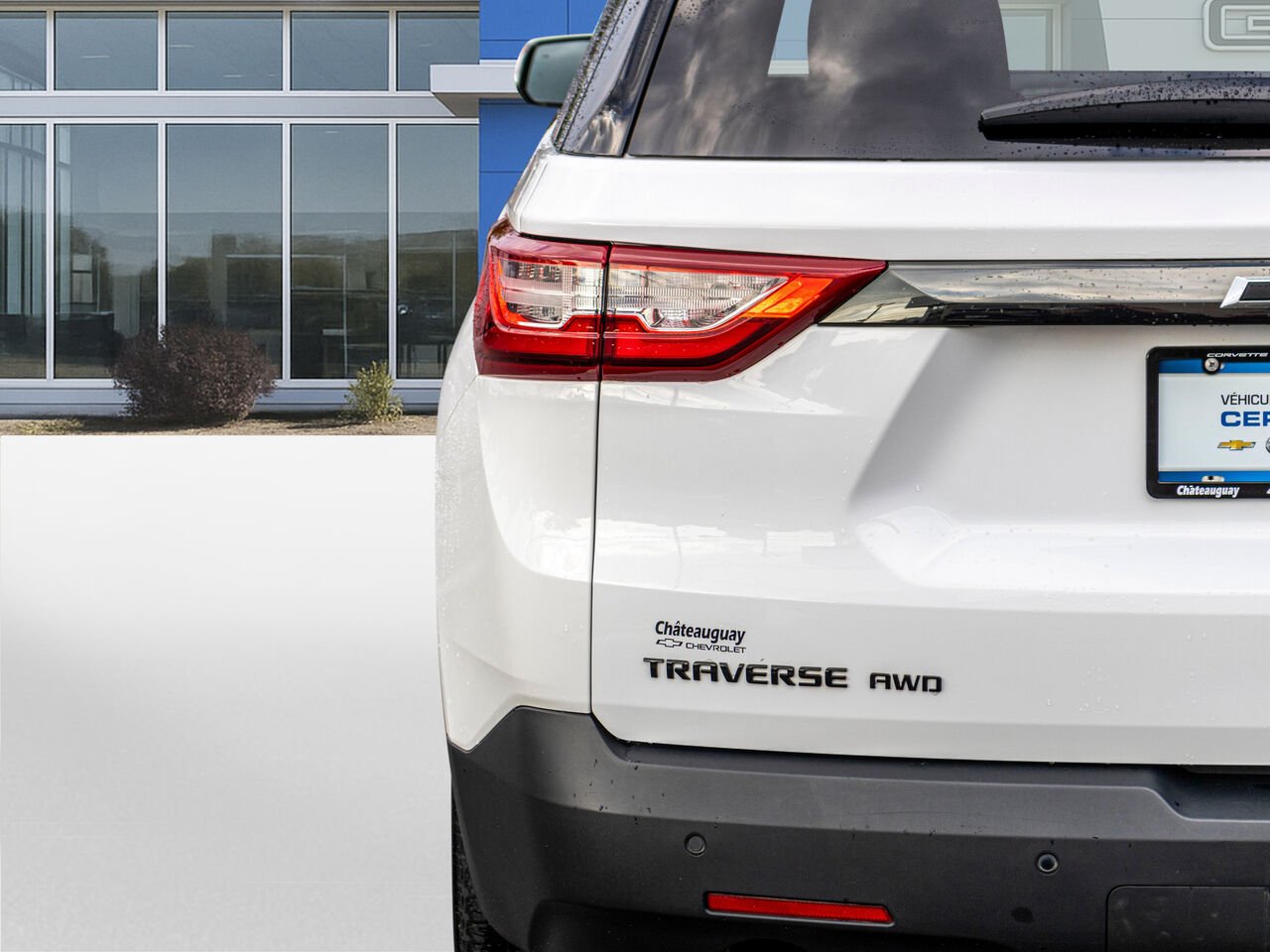 Chevrolet Traverse LT tissus 4 portes AWD 2019 Blanc Châteauguay - photo #32
