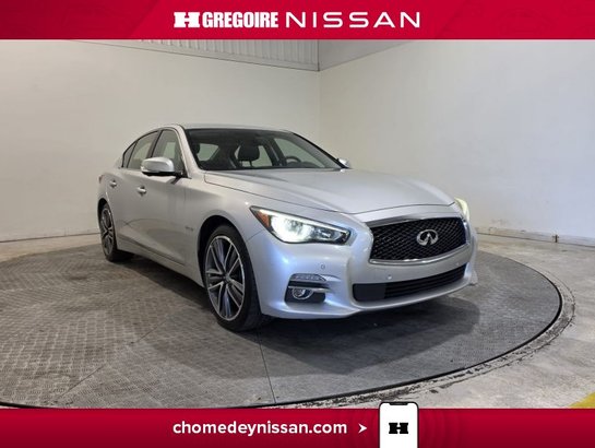 2016 Infiniti Q50 Hybrid * AWD * Toit * Mag * Caméra * Bluetooth Silver