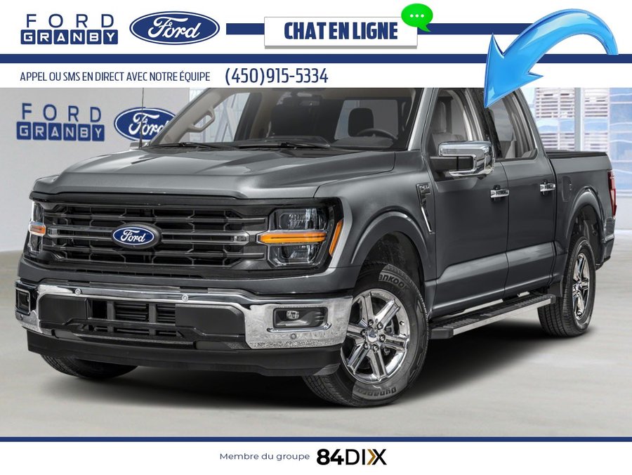2025 Ford F-150 XLT cabine SuperCrew 4RM caisse de 5,5 pi Carbonized Grey Metallic