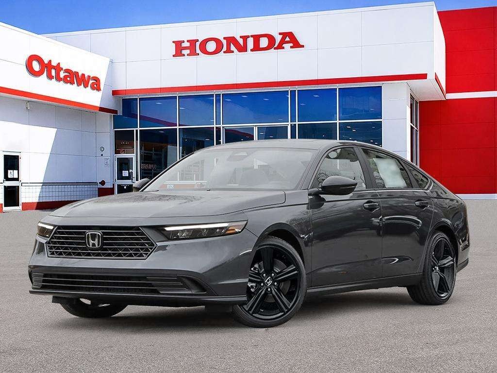2026 Honda Accord Hybrid Sport-L eCVT Hybrid Sedan Meteoroid Grey Metallic Ottawa & Gatineau - photo #0